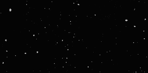 Snow flakes winter snowfall white light vector background. Christmas background, white snow on black background for edit photo.