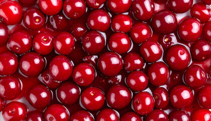 Homemade Cherry Jam in Glass Jar on White Background – Perfect for Adobe Stock Contributor
