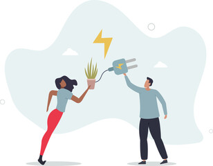 Biomass energy and green electricity power generation.Environmental friendly, renewable and fossil free source.. character life .