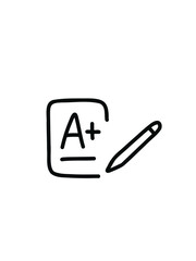 successful exam,  excellent grade