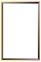 rectangular frame with a gradient border
