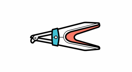 Scalpel Icon Line Art Illustration of a Surgical Knife