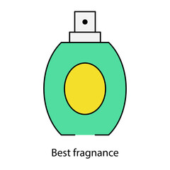 Best fragnance single icon vector illustration