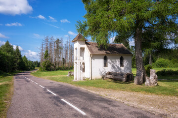 Chapelle de Beauregard dans le sud du massif des Vosges