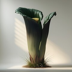 The corpse flower, Amorphophallus titanum, is one of nature’s most bizarre and awe-inspiring botanical marvels. Towering up to 10 feet tall