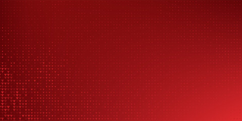 Red diagonal geometric shape with halftone. Modern fiber textured vector eps 10