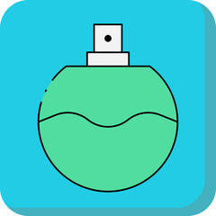 Palestine perfume single icon vector illustration