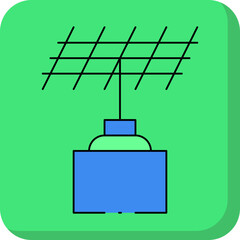 Antenna single icon vector illustration