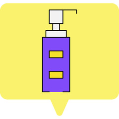 Expensive perfume single icon vector illustration