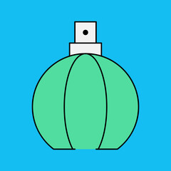 Fototapeta premium Watermelon fragnance single icon vector illustration