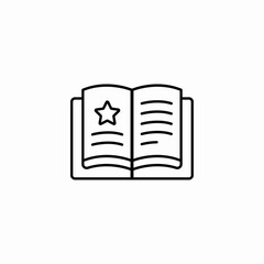 magic book icon sign vector