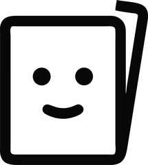 Single educational icon for children s flashcards