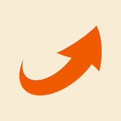 Arrow trendy artwork fetching abstract vector illustration colorful practical design