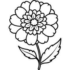 hand drawn flower