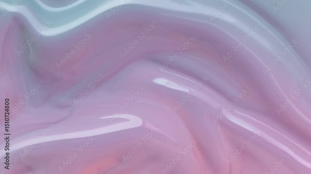 Poster pastel color gradients blending dynamically. creating smooth abstract swirling patterns with flowing