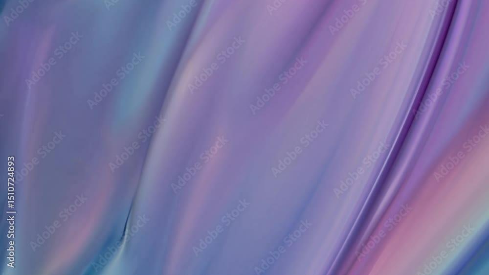 Poster smooth color curves blending and mixing, creating abstract visual experience with flowing pastel sha