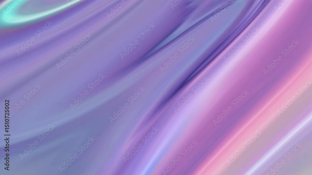 Poster smooth elegant holographic iridescent animation looping background with pastel pearly neon colors is