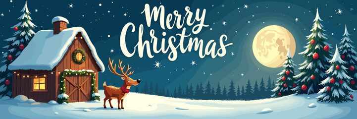 christmas music poster, christmas party poster, christmas poster background, santa poster, happy holidays poster, christmas poster greeting card, christmas, winter, holiday, landscape, illustration, x