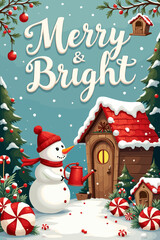 christmas music poster, christmas party poster, christmas poster background, santa poster, happy holidays poster, christmas poster greeting card, christmas, winter, holiday, landscape, illustration, x