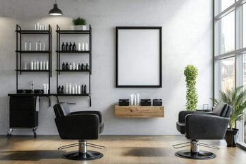 Ideal styling mockup for salon inspirations and interior design ideas.