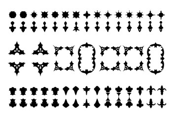 High-Quality Decorative Silhouette Patterns Collection for Designers & Creatives