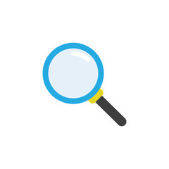 Magnifying Glass Icon Vector Design.