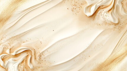 Creamy swirl texture