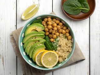 Avocado, Spinach, and Chickpea Delight