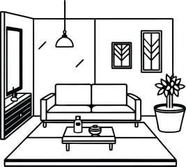 Fototapeta premium modern-living-room-interior(6).eps