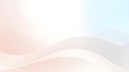 Ethereal White Fluid Landscape