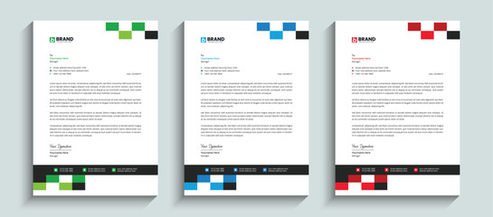 Abstract professional company official business letterhead layout template. Template design for letterhead, stationery, identity, document, branding, and layout design for your business project.