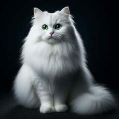 black and white cat