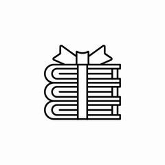 book gift icon sign vector