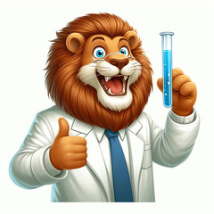 lion with ripple tube