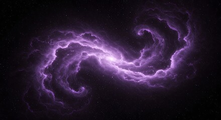 Purple Nebula in Space
