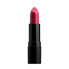 Obraz premium Vibrant red lipstick with sleek black casing, perfect for adding bold touch to any makeup look. lipstick smooth texture and rich color make it ideal for both day and night wear