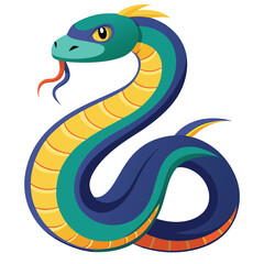 paithon vector image on white background