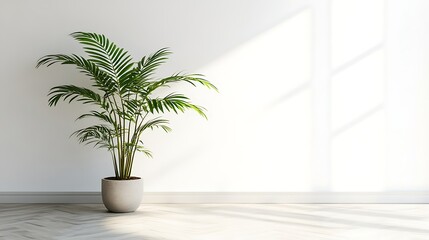 Minimalist room with plant (2)