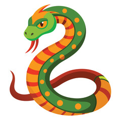 paithon vector image on white background