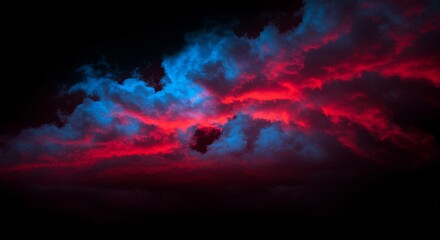 Dramatic Clouds at Night