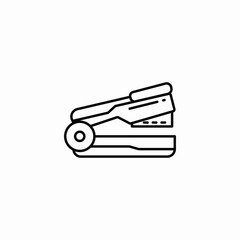 paper stapler icon sign vector