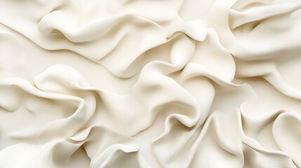 Fototapeta premium Abstract creamy folds