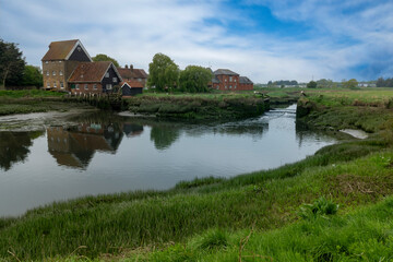 Looking over the river Crouch at Battlesbridge in Essex