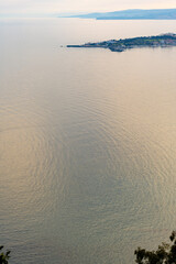 Mediterranean sea from the old town of Taormina, Sicily, Italy