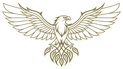 vector illustration of a bird