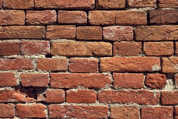 Red Brick Wall Pattern