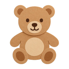 PNG Cute teddy bear illustration