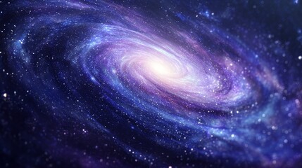 Cosmic energy awakening in a spiritual vortex galaxy nebula abstract art ethereal environment high perspective