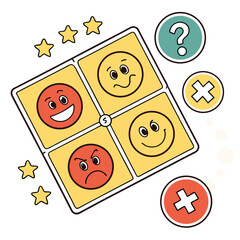 Single colorful puzzle piece icon for games or apps