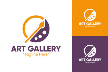 Minimalist Art Gallery Logo Design for Creative Art Displays